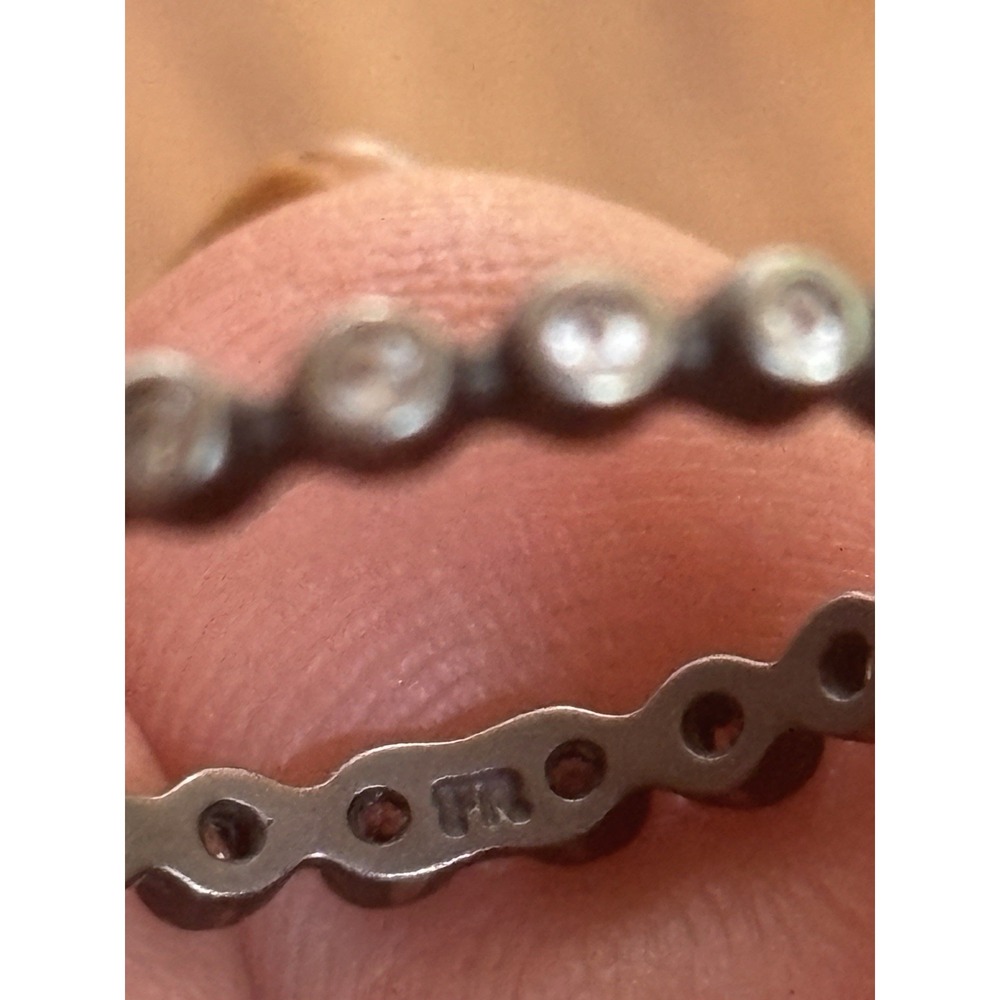 Freida Rothman Five Sterling Silver Stacking Rings Sizes 6-7 - Picture 7 of 16